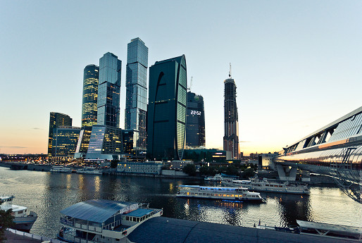 Moscow International Business Center ‘Moscow-City’, central part, ground facilities